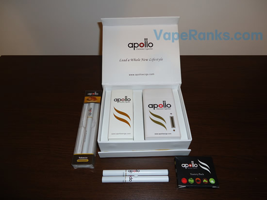 Apollo E Cigs Standard Starter Kit Review E Cigarette Reviews